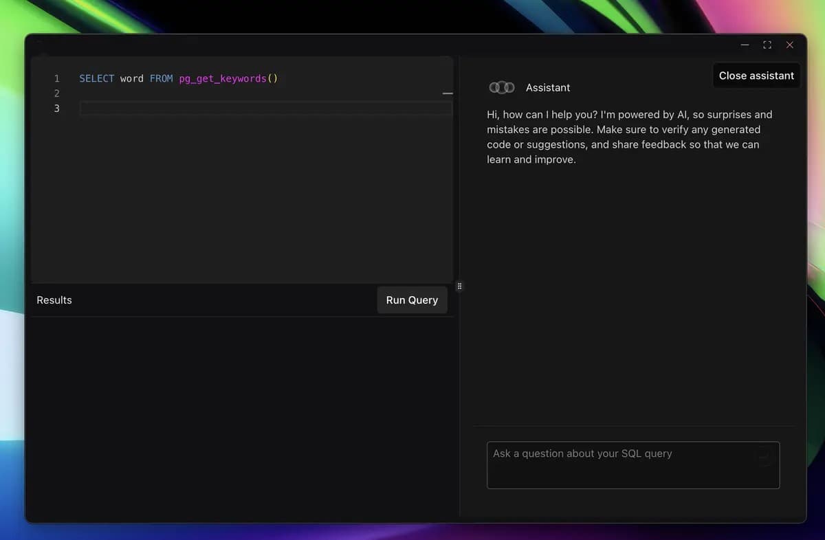 Chat with DB preview